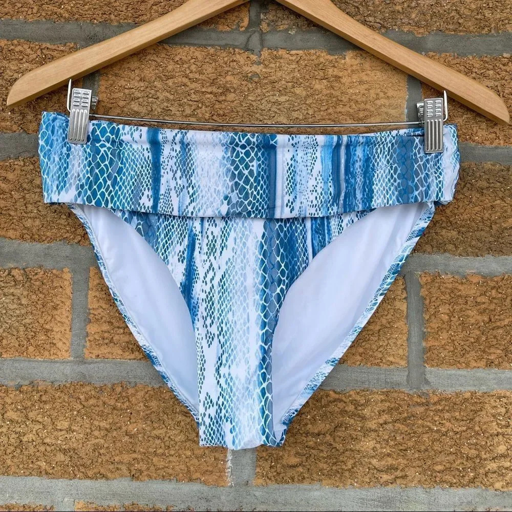 Melissa Odabash Brussels Fold-Over Bikini Bottom size 8